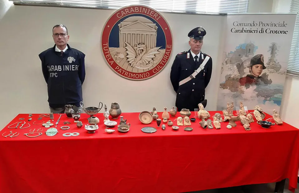 Il patrimonio d'arte restituito alla collettività in un anno di attività dei Carabinieri del Nucleo Tpc di Cosenza (foto)