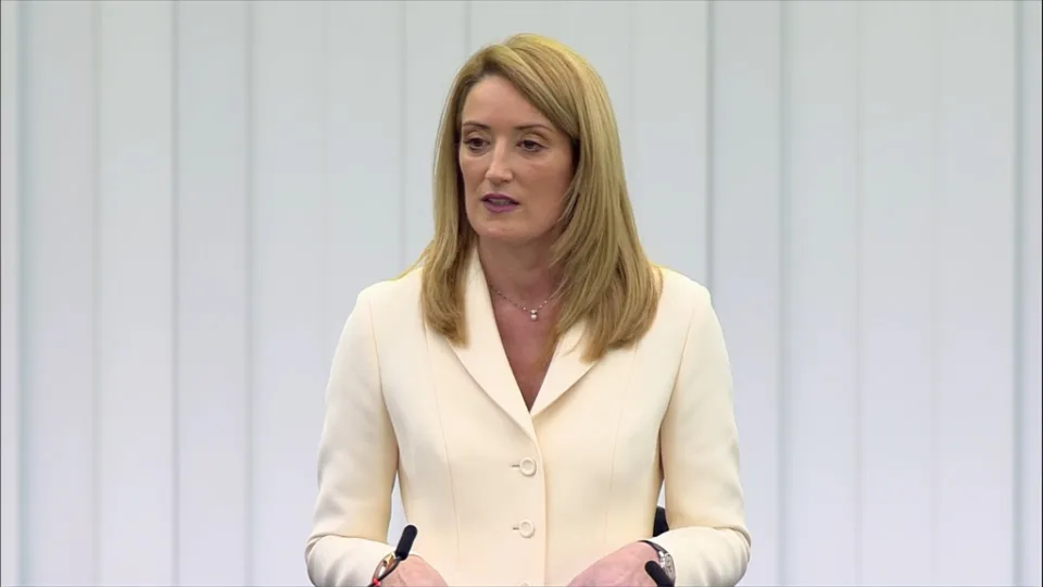 Parlamento Europeo: Roberta Metsola eletta nuovo presidente (VIDEO)