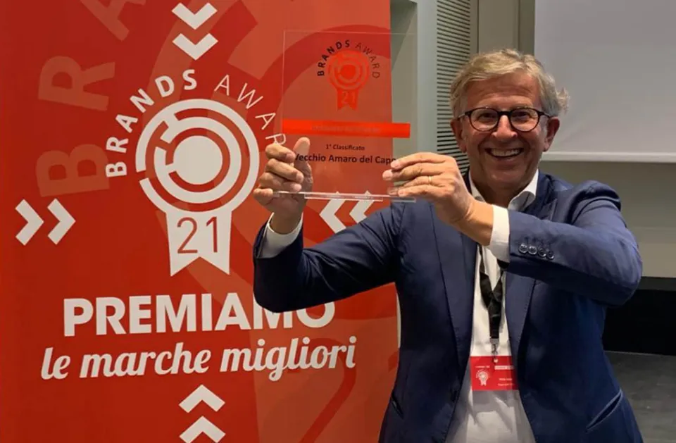 Il Vecchio Amaro del Capo vince il premio "Retailer": primo posto al Brands award 2021
