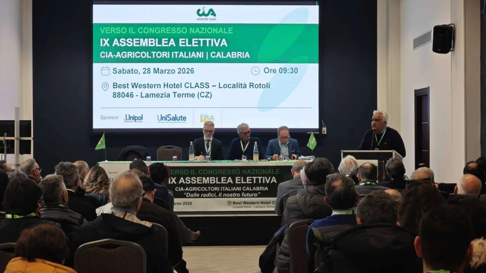 Cia Calabria conferma Podella presidente, focus su acqua e territorio
