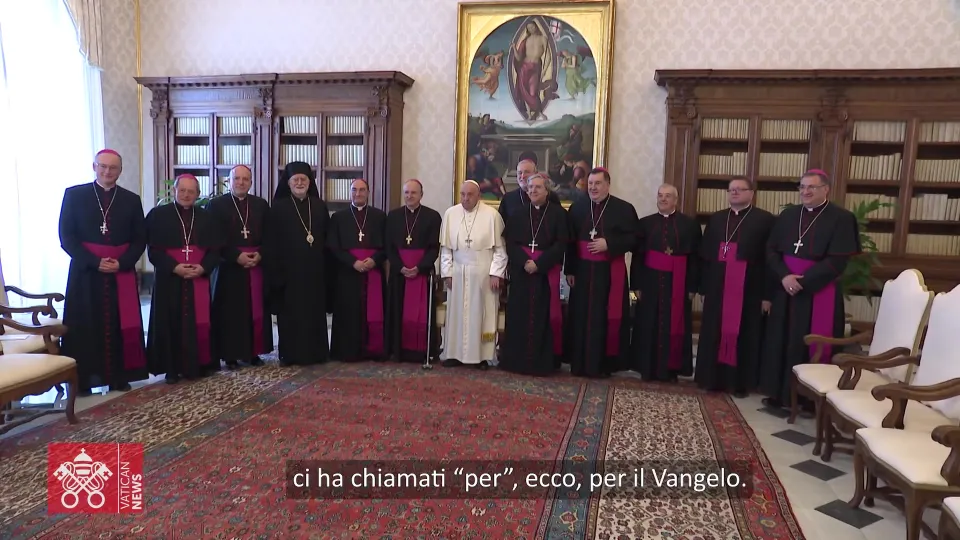 I vescovi calabresi in visita da Papa Francesco