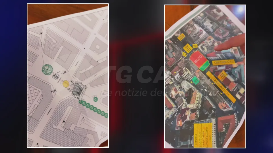 Capodanno Rai a Crotone: ecco la planimetria di piazza Pitagora con il palco