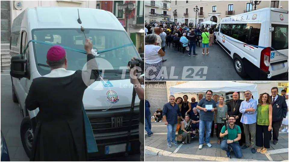 Nuovi mezzi per l'Unitalsi di Crotone grazie alla solidarietà