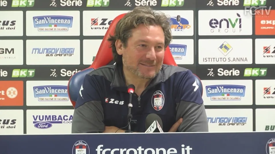 Serie B, Stroppa (Crotone) alla vigilia contro il Pisa: «Partita da vincere» (VIDEO)