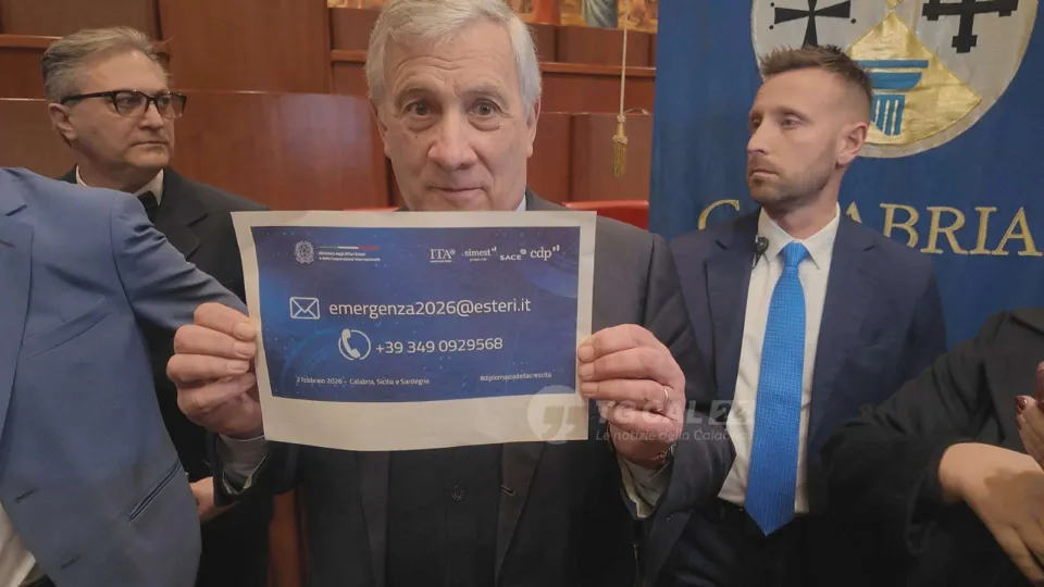 Ciclone Harry, Tajani annuncia strumenti finanziari alle aziende colpite