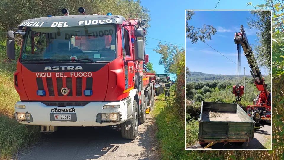 Si ribalta con il trattore: anziano muore schiacciato