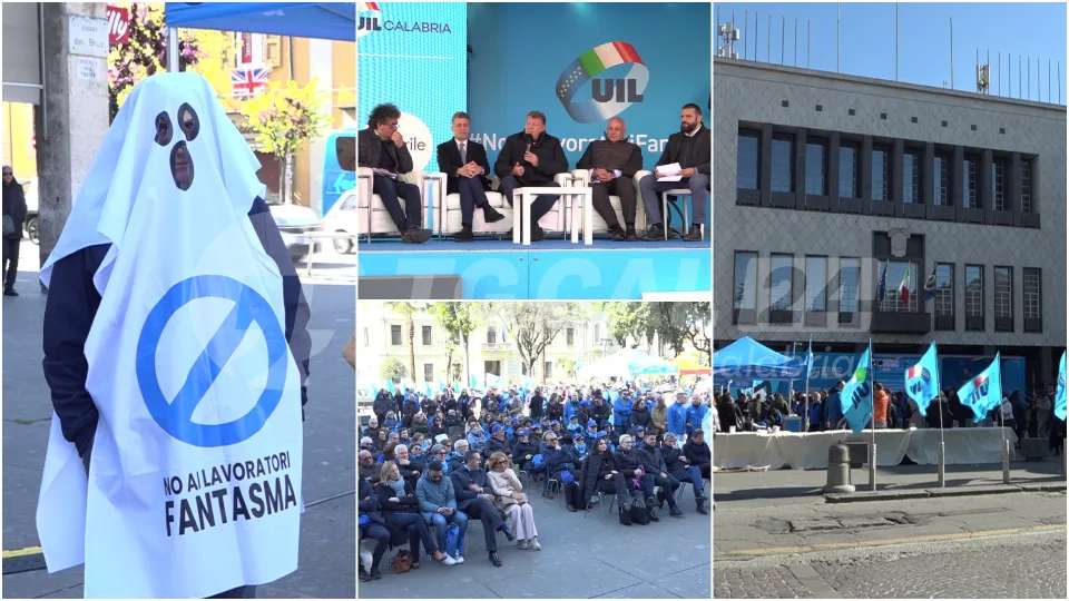 "No ai lavoratori fantasma": la Uil ritorna in piazza contro il precariato