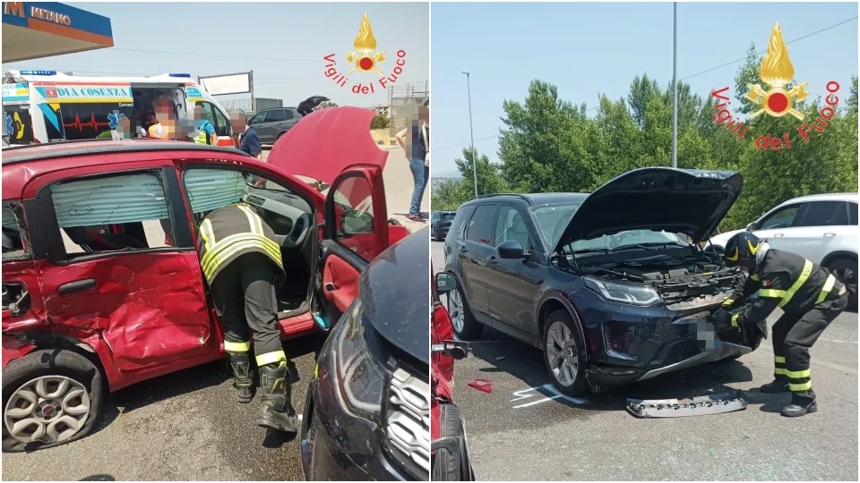 Incidente a Rende: quattro i feriti, di cui uno in maniera grave