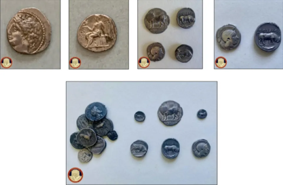 Monete antiche e reperti archeologici restituiti al museo di Sibari