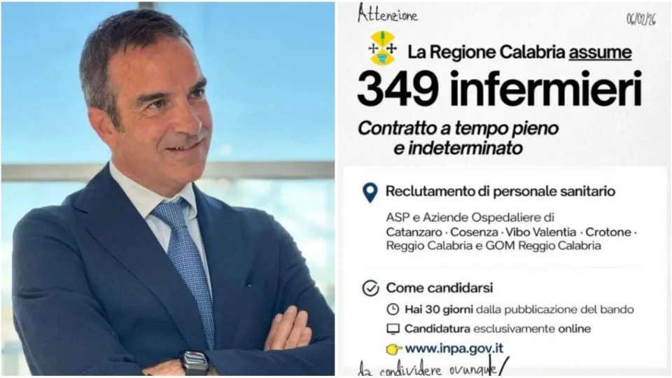 Un bando per 349 nuovi infermieri. L'avviso è già online