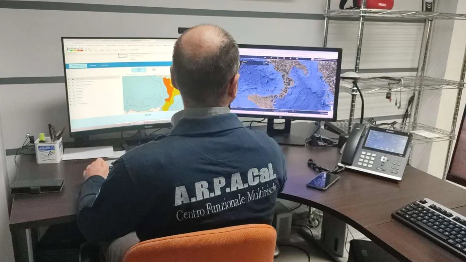 Maltempo: Arpacal attiva il presidio notturno del Centro multirischi